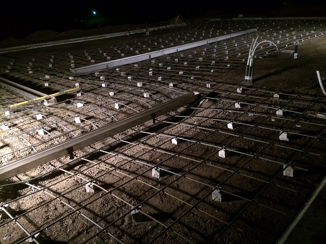 rebar at night